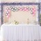 Lavender Artificial Flowers Garland Summer Spring Garland for Mantle Table Farmhouse Wedding Arch Porch Outdoor Indoor Home Garden Door Decoration All Year Round